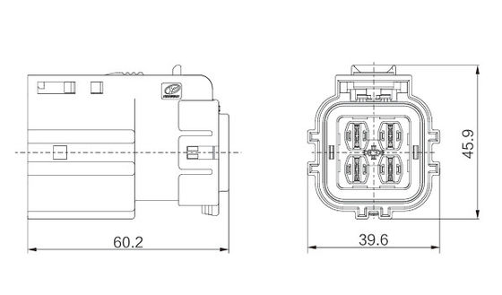 Высоковольтный разъем Neopower 4 Pin 40A 1000V для электромобилей и промышленного применения