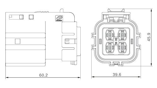 Высоковольтный разъем Neopower 800V | Автомобильный разъем IP67, водонепроницаемый